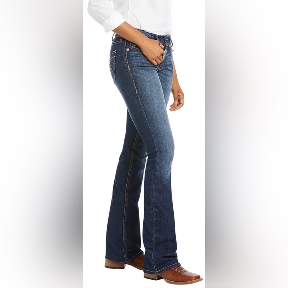 Ariat Women's R.E.A.L. Perfect Rise Stretch Rosa Boot Cut Jeans Size 31